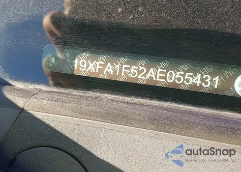 2010 Honda Civic Lx z USA, uszkodzony, nr VIN 19XFA1F52AE055431